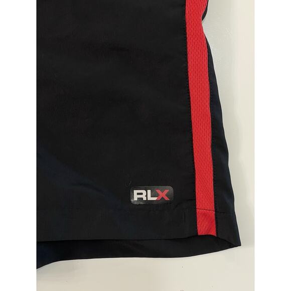 RLX Ralph Lauren Mens Black Performance Active Lined Shorts Sz Large - Picture 2 of 6